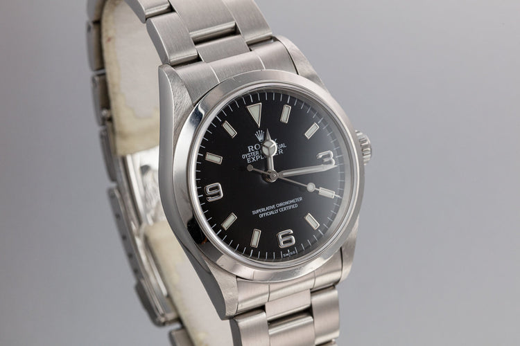 1999 Rolex Explorer I 14270 "SWISS" Only Dial