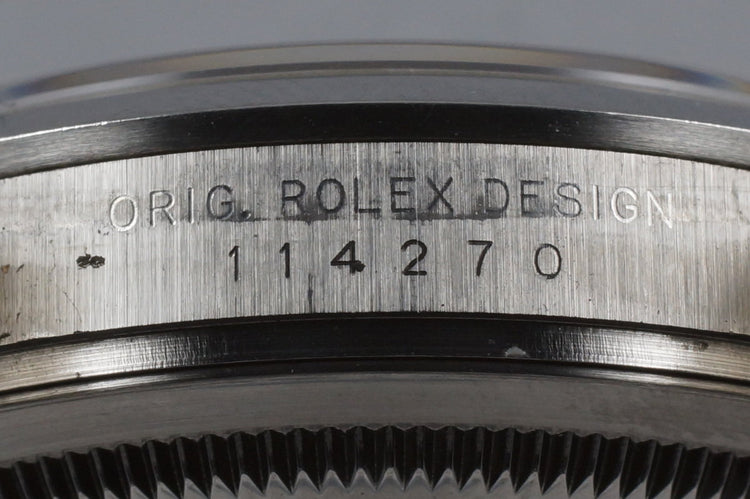 2001 Rolex Explorer 114270