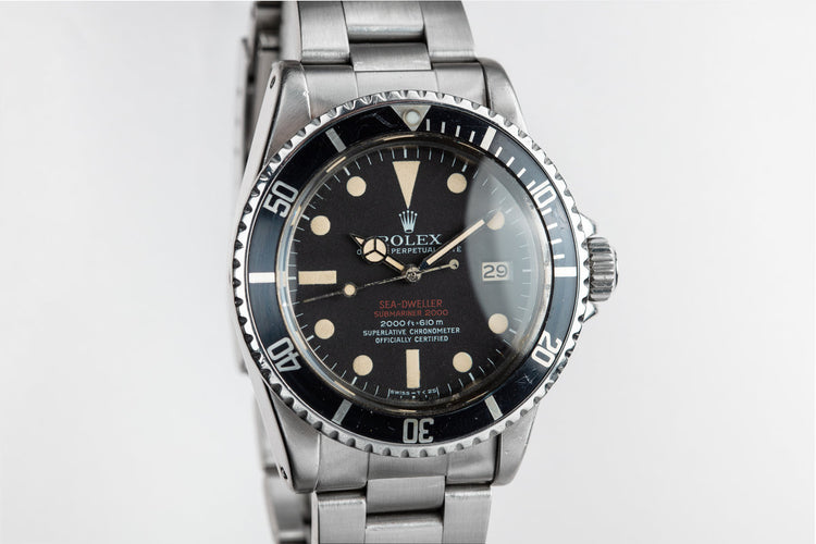 1972 Rolex Double Red Sea-Dweller 1665 with MK III Dial