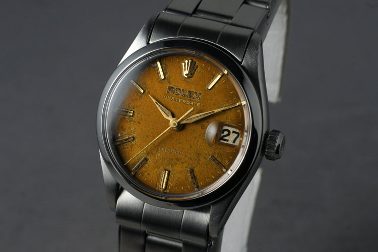 1960 Rolex OysterDate 6466 Tropical Dial