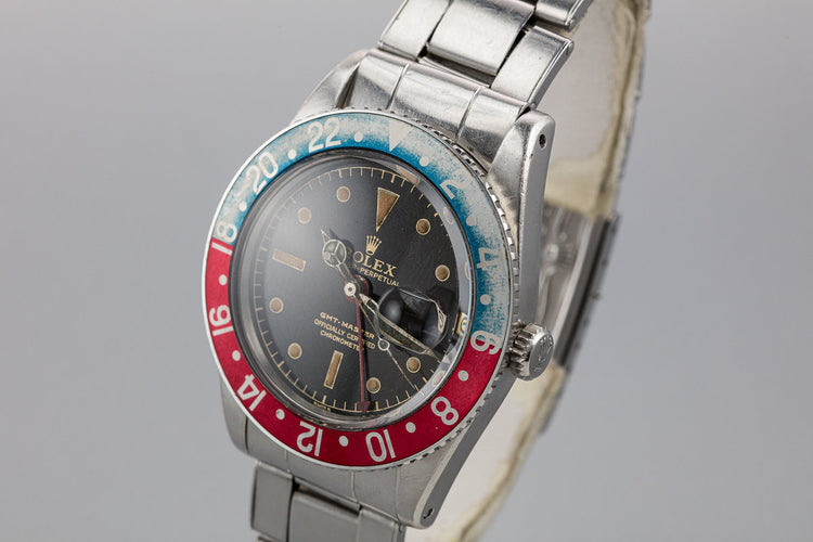 1959 Rolex GMT-Master 6542 Gilt Dial with Chronometer Papers and Service Papers