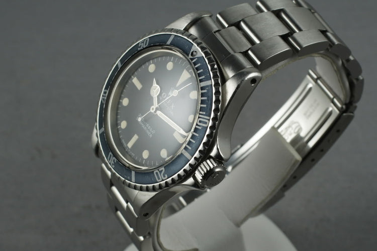 1967 Rolex Submariner 5513 with Meters First Dial with Faded Insert