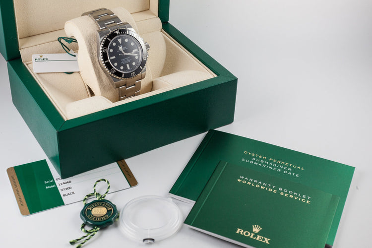 2017 Rolex Submariner 114060 with Box and Papers