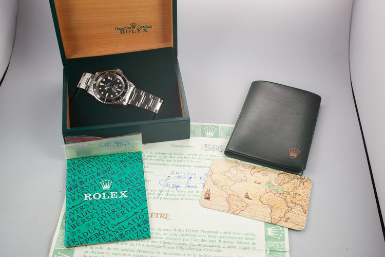 1979 Rolex Submariner 1680 with Box and Papers