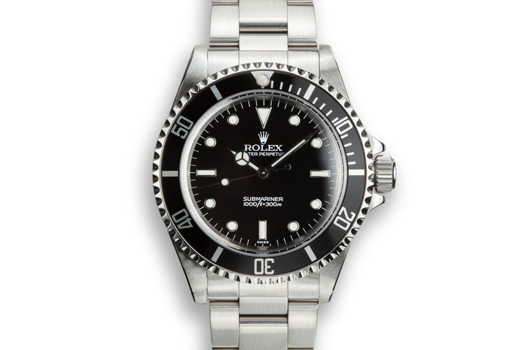 1999 Rolex Submariner 14060 with SWISS Only Dial with Box and Papers