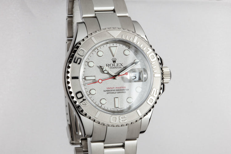 2003 Rolex Platinum Yacht-Master 16622 with Box and Papers