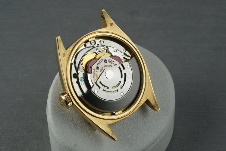 1969 Rolex YG DateJust 1607 with Box and Papers