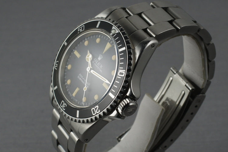 Rolex Submariner 5513 Meters First with creamy markers