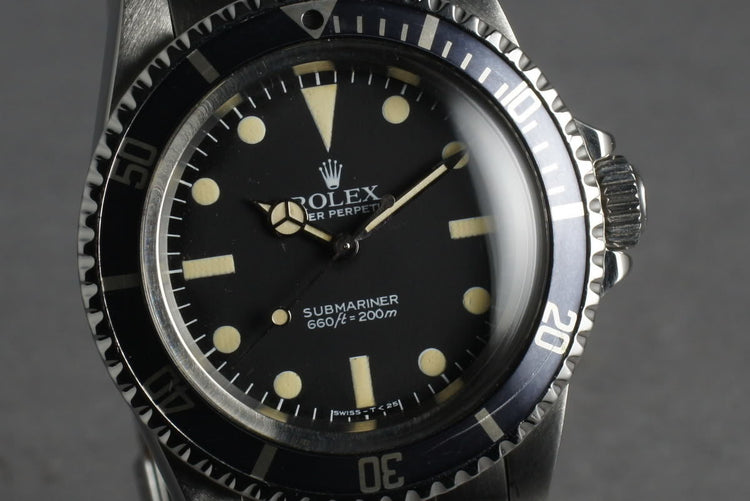 1983 Rolex Submariner 5513 with Maxi Mark V Dial
