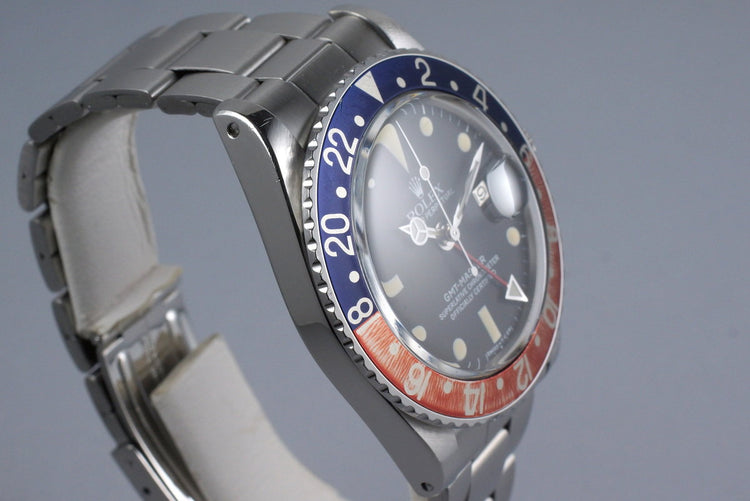 1970 Rolex GMT 1675 with RSC Papers