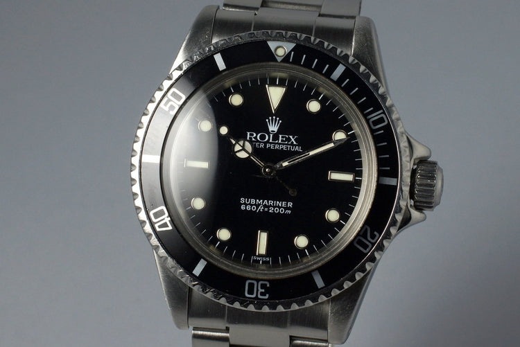 1966 Rolex Submariner 5513 Service Dial