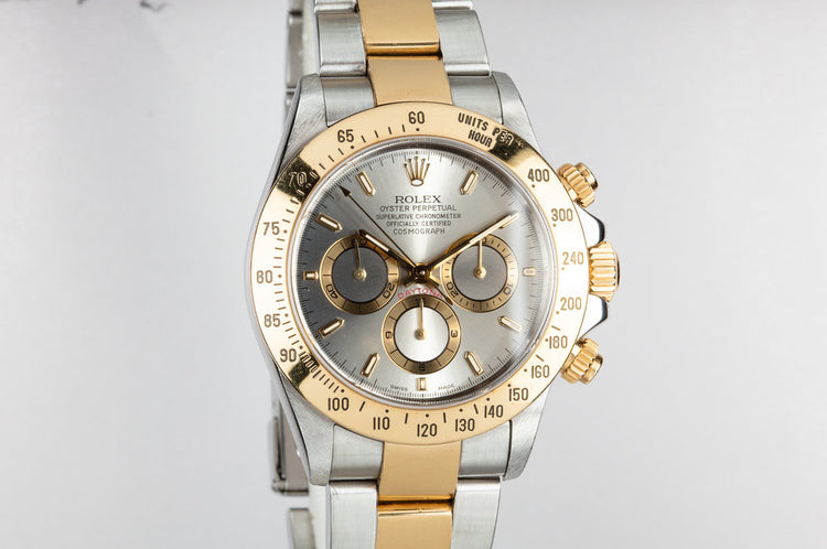 1999 Rolex Two-Tone Daytona 16523 Grey Dial with Box