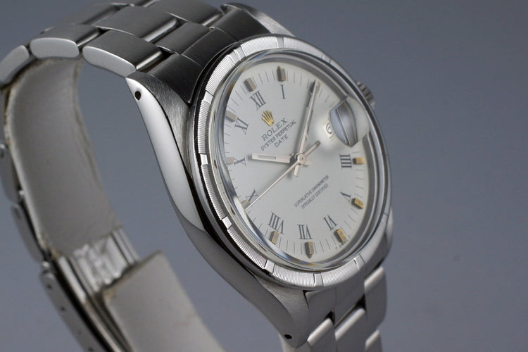 1974 Rolex Date 1501 White Roman Numeral Dial