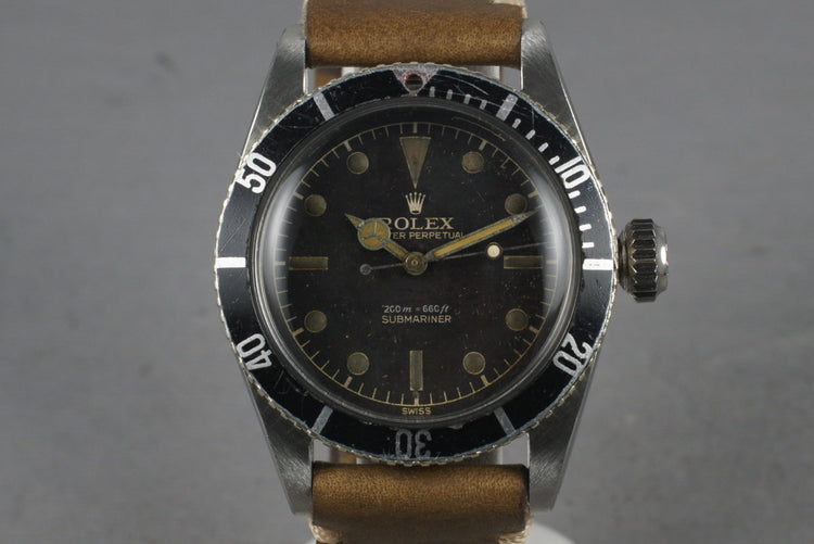 1956 Rolex Submariner Big Crown 6538