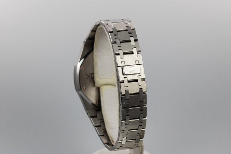 1996 Audemars Piguet Royal Oak 14790ST Black Dial with Box, Papers, and Service Papers