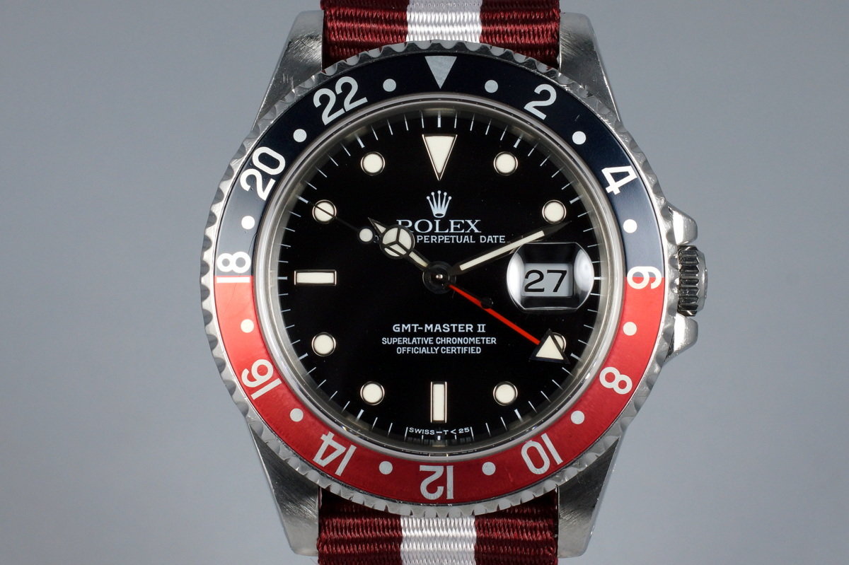HQ Milton - 1991 Rolex GMT II 16710, Inventory #5875, For Sale