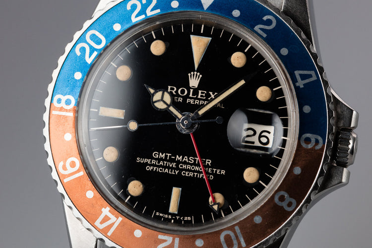 1966 Rolex GMT-Master 1675 Gilt Dial