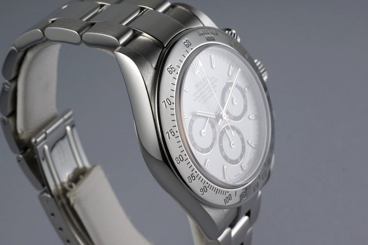 1993 Rolex Zenith Daytona 16520 White Dial
