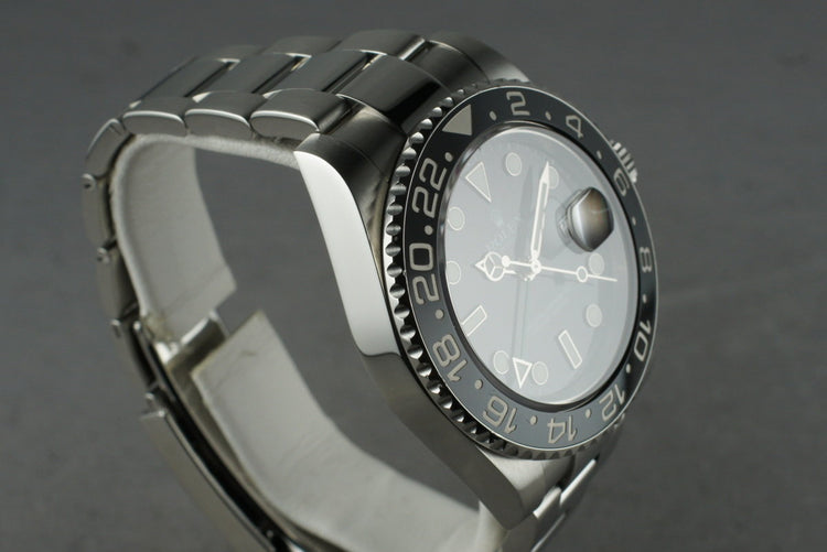 2011 Rolex 116710 GMT-Master II with Box and Papers