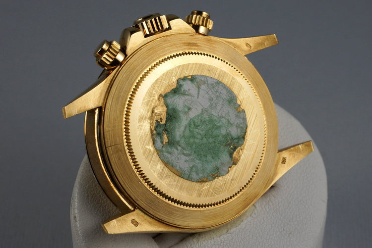 1991 Rolex YG Zenith Daytona 16528 White Dial