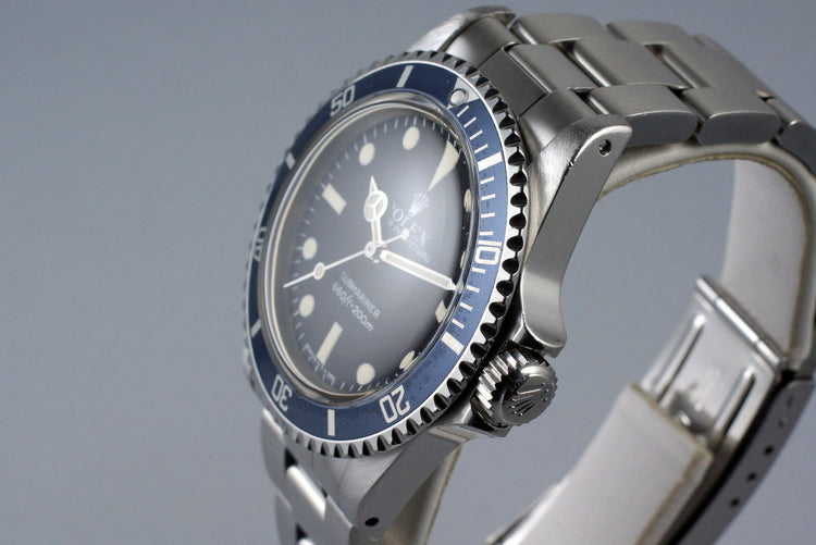 1981 Rolex Submariner 5513 Mark IV Maxi Dial