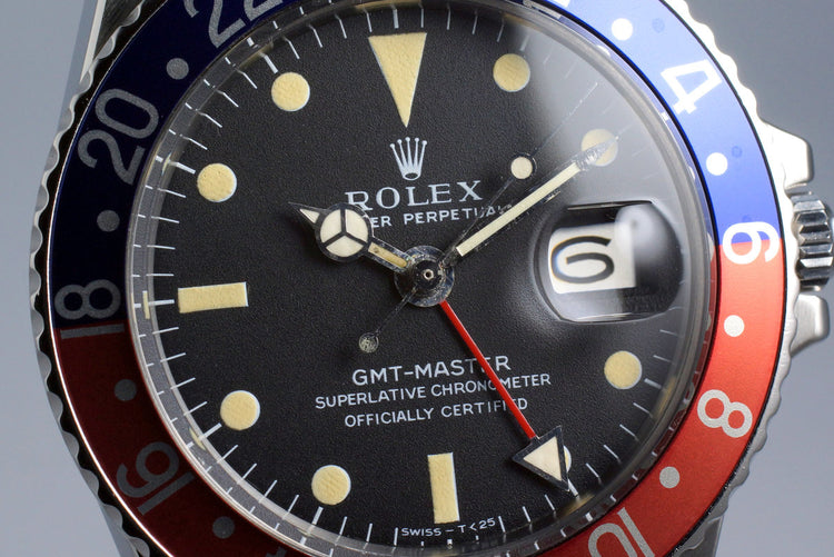 1971 Rolex GMT 1675 Mark I Dial