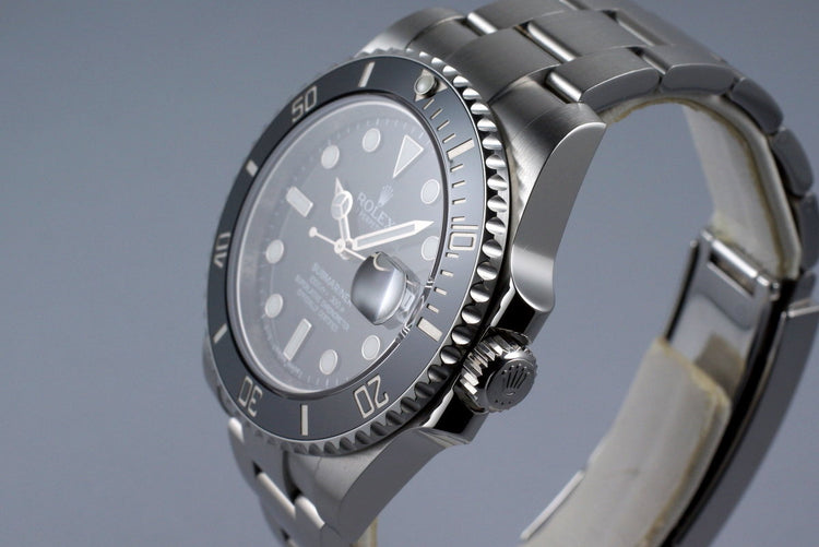2016 Rolex Submariner 116610 with Box and Papers