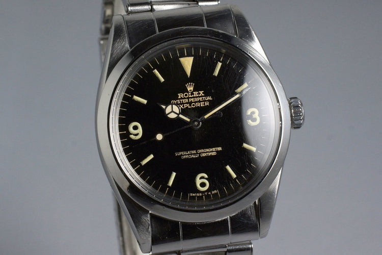 1966 Rolex Explorer 1 1016 Glossy Gilt Dial