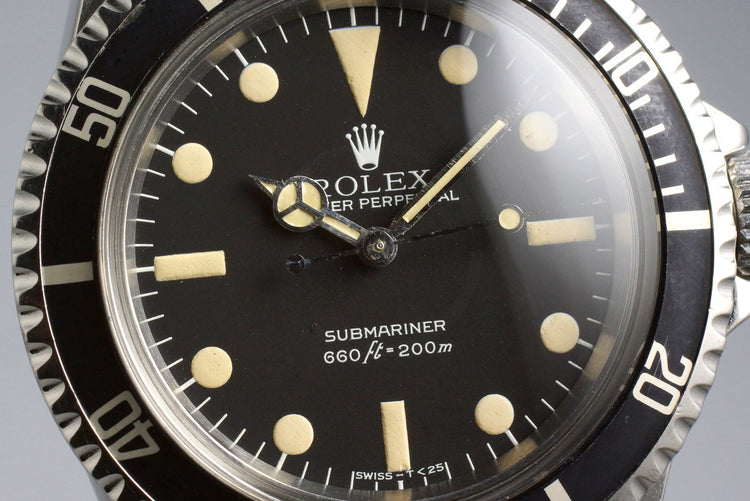 1979 Rolex Submariner 5513 Mark III Maxi Dial