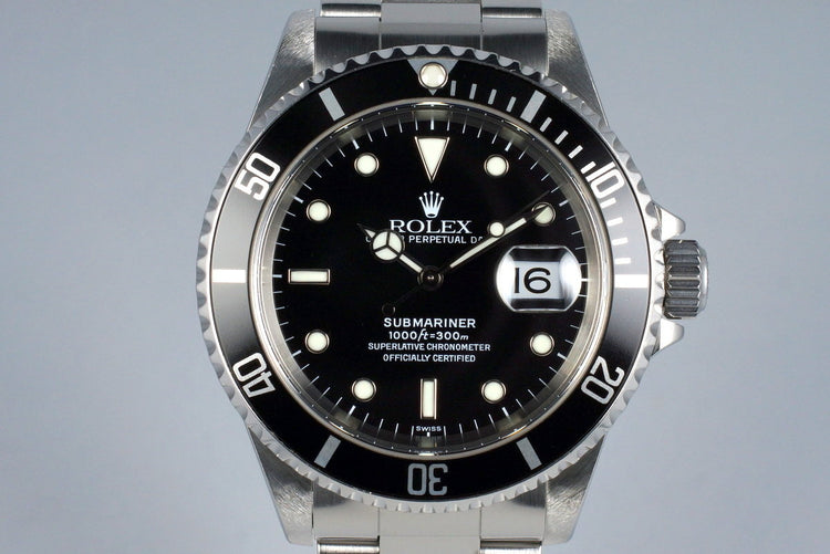 1999 Rolex Submariner 16610