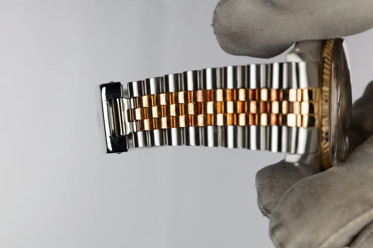 1985 Rolex Two-Tone DateJust 16013 Tropical Brown Dial with Box and Papers