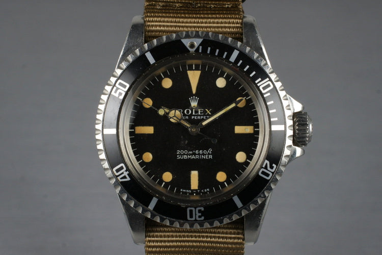 1968 Rolex Submariner 5513 Meters First