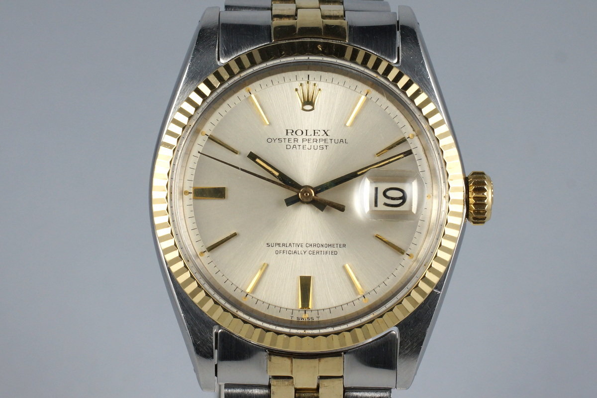 HQ Milton 1967 Rolex Two Tone DateJust 1601 Silver Dial