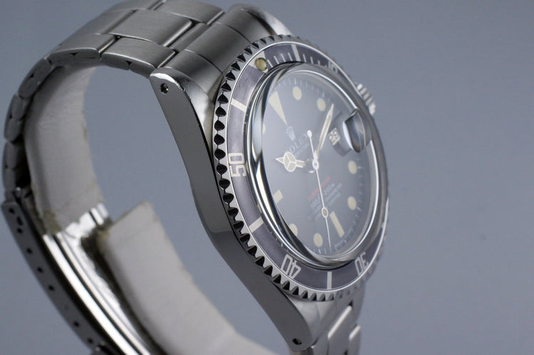 1972 Rolex Red Submariner 1680 Mark IV Dial