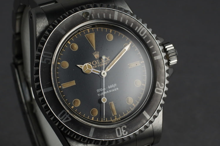 1962 Rolex Submariner 5513 PCG with Mark 1 Gilt Chapter Ring Dial
