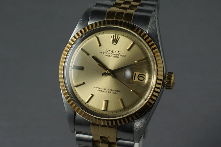 1969 Rolex Two Tone Datejust 1601