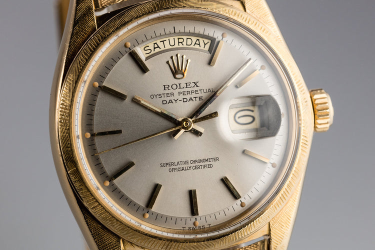 1971 Rolex 18K Day-Date 1806 in Morellis finish with Grey Dial