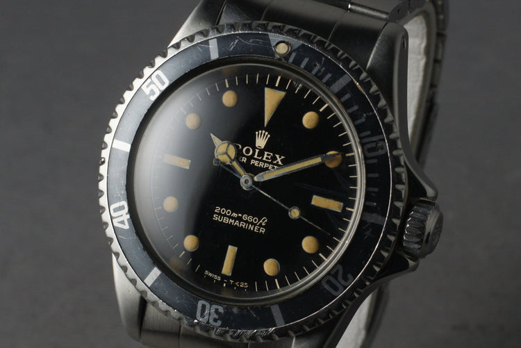 1966 Rolex Submariner 5513 with Glossy Gilt Dial