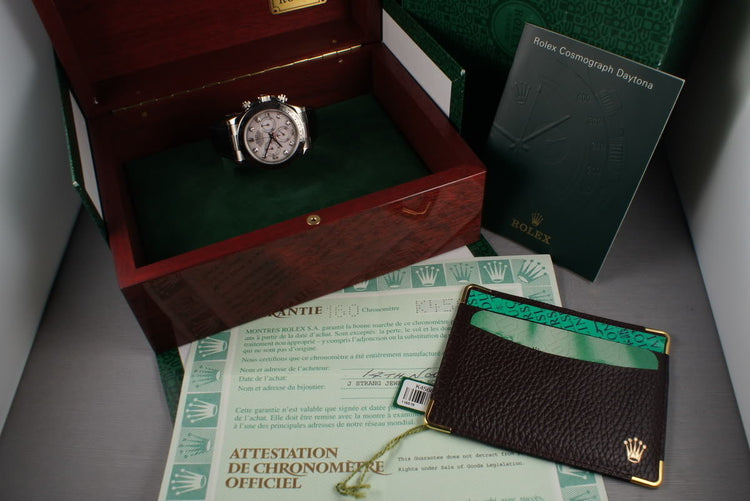 2002 Rolex WG Daytona Ref: 116519 with Mother of Pearl Diamond Dial