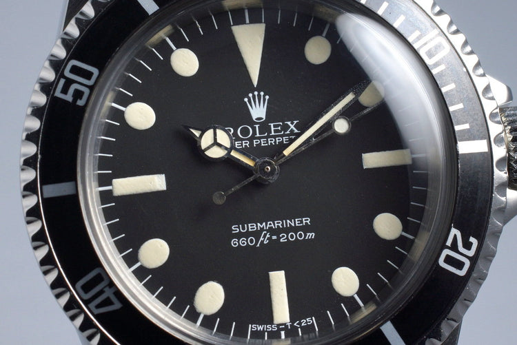 1979 Rolex Submariner 5513 Mark III Maxi Dial