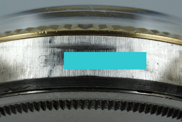 1971 Rolex Two Tone DateJust 1601 Champagne ‘Wide Boy’ Dial