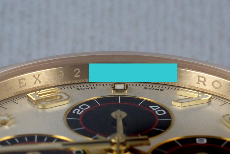 2015 Rolex YG Daytona 116518 Arabic Dial