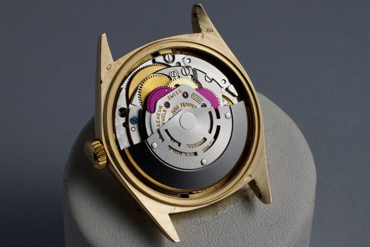 1969 Rolex YG DateJust 1601 Champagne Dial