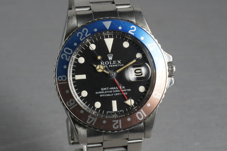 Rolex GMT 1675 Mark 1 with Double Punched Papers