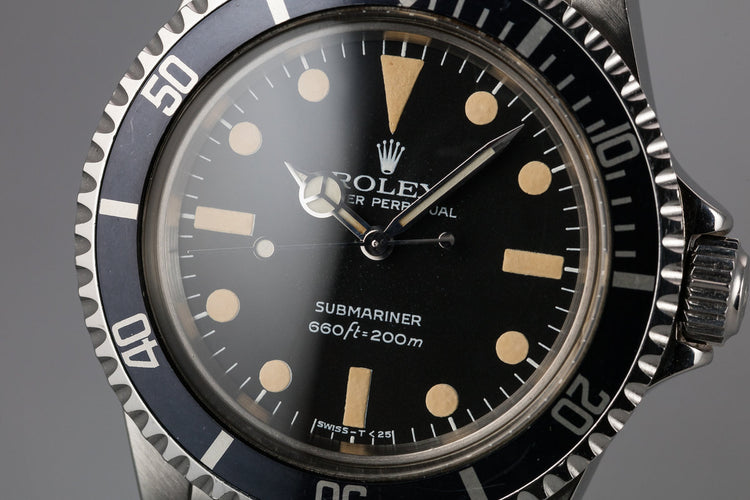 1979 Rolex Submariner 5513 with Mark 2 Maxi Dial