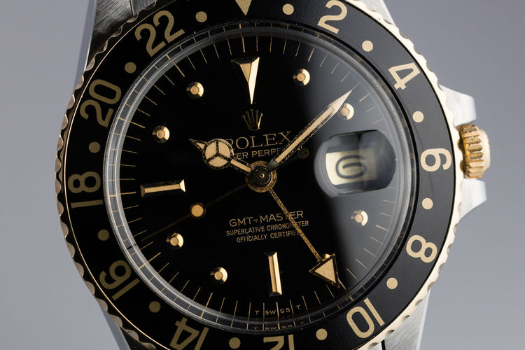 1977 Rolex Two-Tone GMT-Master 1675 with Black Nipple Dial