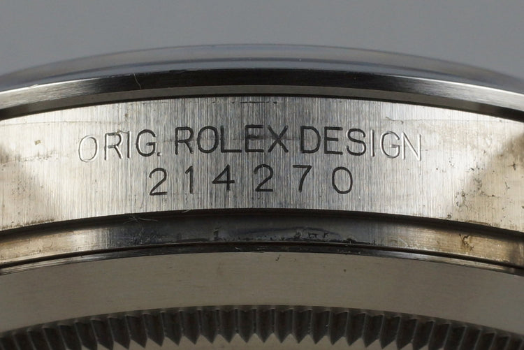 2014 Rolex Explorer 214270