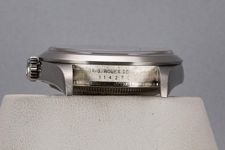 2002 Rolex Explorer 114270 with Box and Papers