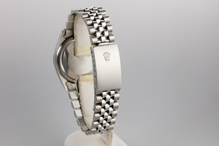 1971 Rolex DateJust 1603 Silver Wide Boy Dial with Double Papers, and Rolex Service Papers