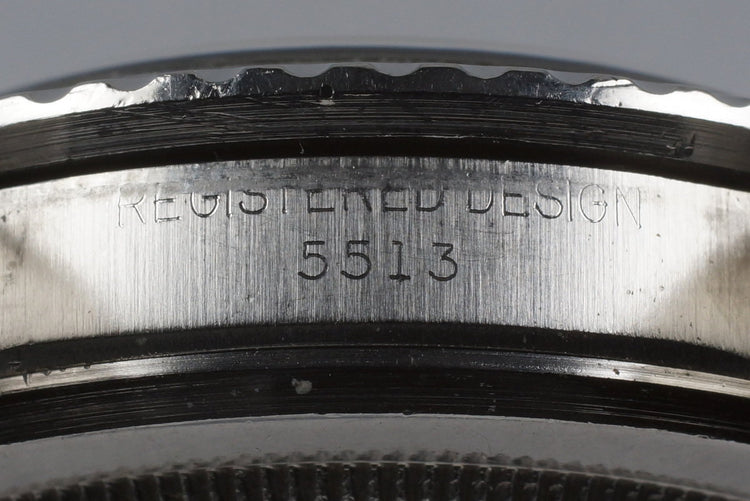 1970 Rolex Submariner 5513 Serif Dial